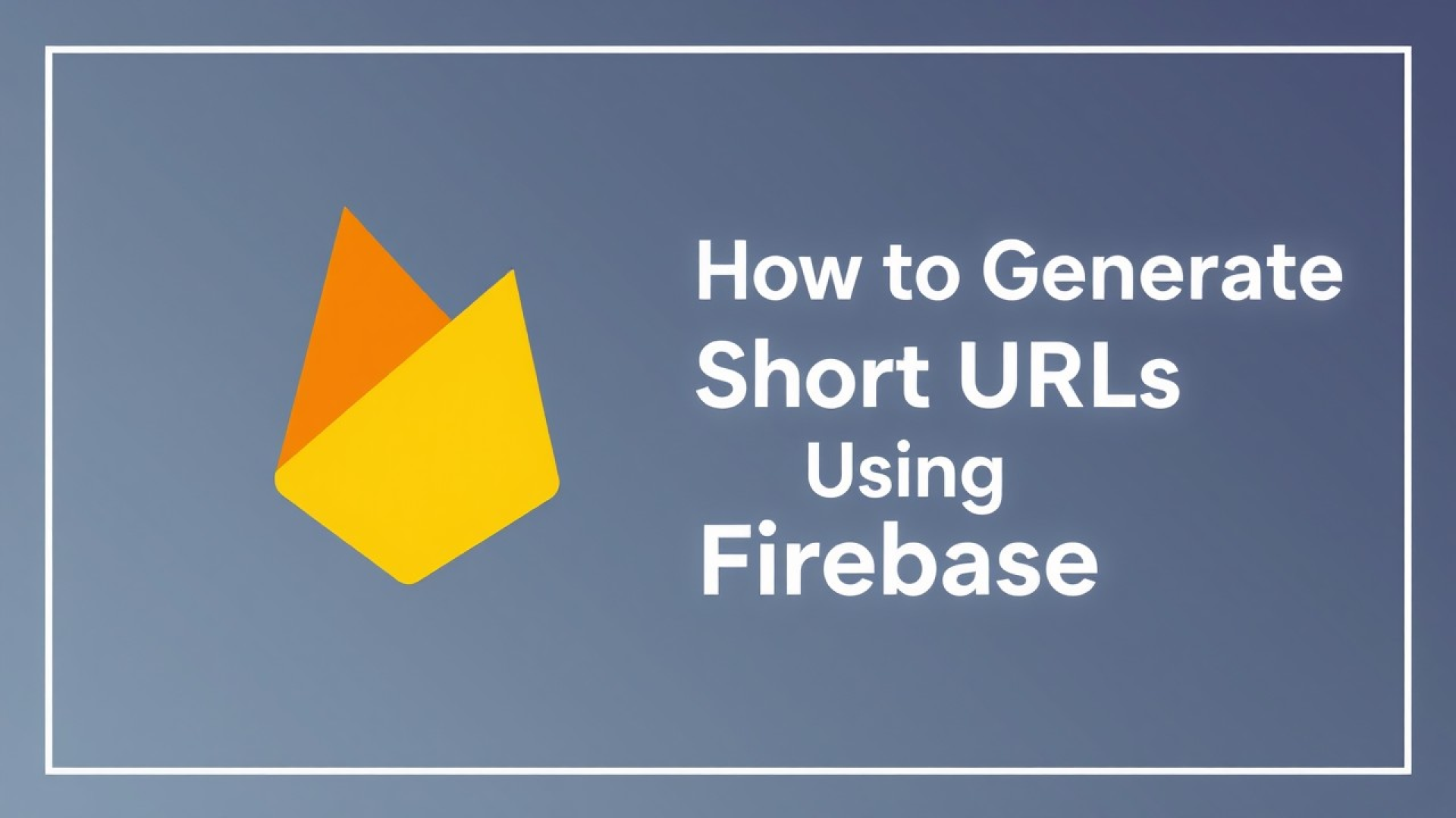 Come generare short URL con Firebase